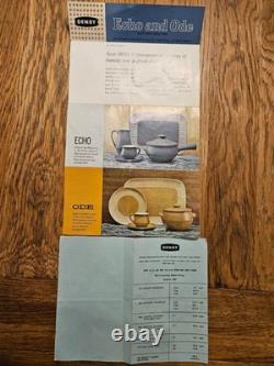 Denby Ode stoneware dinner set 1960's (over 90 pieces)