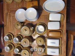 Denby Ode stoneware dinner set 1960's (over 90 pieces)