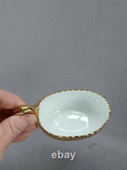 Donath Levinsohn Old Paris Style Gold Rococo Shell Cup & Saucer Circa 1886-1891