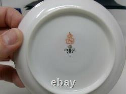 Dore Sevres Porcelain Napoleon Cup and Saucer Set Plus Extra Cup