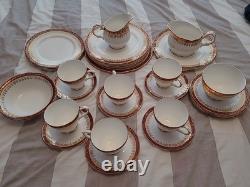 Duchess Winchester 35-Piece Bone China Set Teacups, Jugs, Plates, Saucers