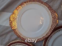 Duchess Winchester 35-Piece Bone China Set Teacups, Jugs, Plates, Saucers