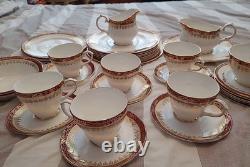 Duchess Winchester 35-Piece Bone China Set Teacups, Jugs, Plates, Saucers