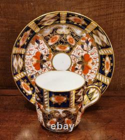 EXC. ANTIQUE Davenport 2614 IMARI SET of 4 Demitasse COFFEE CUPS & SAUCERS
