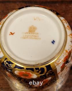 EXC. ANTIQUE Davenport 2614 IMARI SET of 4 Demitasse COFFEE CUPS & SAUCERS