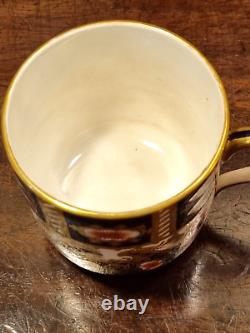 EXC. ANTIQUE Davenport 2614 IMARI SET of 4 Demitasse COFFEE CUPS & SAUCERS