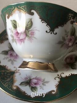 Elizabethan Vintage Fine Bone China Floral Roses Set Of 3 Cups & Saucers VGC