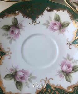 Elizabethan Vintage Fine Bone China Floral Roses Set Of 3 Cups & Saucers VGC