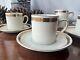 Empire Porcelain Co. / Ware Gold Trim Espresso Set Cups, Saucers, Bowl, Creamer