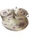 English Fine Bone China Tea Cups And Saucers Vintage Hammersly & Co Violets Gold