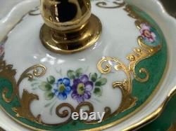 Epiag Czechoslovakia GOLD 11pc Tea Set Teapot Sugar, Creamer 4 cups & Saucers