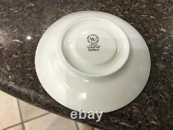 Evesham Gold Rimmed Tea Cup & Saucer Set Royal Worcester Fine Porcelain 12 sets