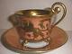 Exquisite Antique Rosenthal With Lion Claw Feet Cup & Saucer Gold Hand Painted