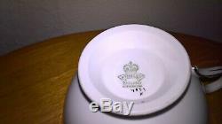 F. Bailey Aynsley Cabbage Rose Grapevine Gold Swag Trio, Cup, Saucer & Side Plate