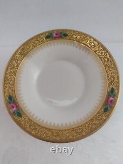 F. Paulhat, Limoges, Double Dorure H. G Stephenson Ld, Manchester CUP And SAUCER