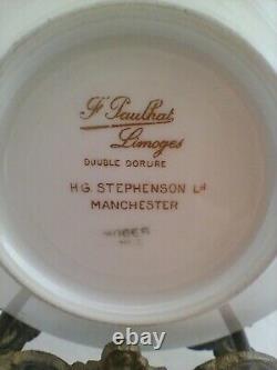 F. Paulhat, Limoges, Double Dorure H. G Stephenson Ld, Manchester CUP And SAUCER