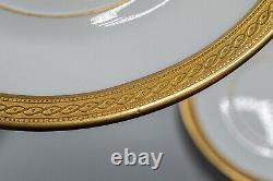 Faberge Limoges France Chaine D'Or Cup & Saucers Set of 4 FREE USA SHIPPING