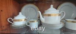 Fairmont Fine China 9303 Linton Gold Tea Set 4-Piece Place Setting Unused, Li