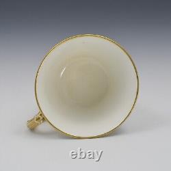 Fine Royal Worcester Porcelain Aesthetic Movement Style Gilt Cup & Saucer Antiqu