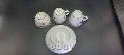 Flight Worcester Porcelain Tea Cups, Saucer, Bowl, Cobalt Blue Gold Circa 1780