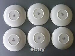 Foley Coalport Ming Rose Tea Set 20pc Breakfast Tea Cup Trio, Jug, Sugar Bowl