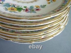 Foley Coalport Ming Rose Tea Set 20pc Breakfast Tea Cup Trio, Jug, Sugar Bowl