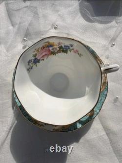 Four Royal Albert'Lady Ascot' Bone China Tea Cups & Saucers