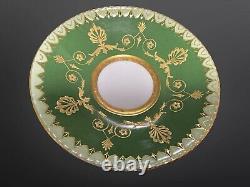 French Porcelain Limoge France Gilded Cup & Saucer