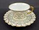 Frilly L S & S Limoges Tea Cup & Saucer