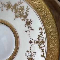 GORGEOUS! Gilded MINTON Riverton Cup & Saucer ca. 1926 22k Gold Encrusted WOW
