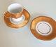 Genuine Pipatana Benjarong 18k Porcelain Espresso Coffee Cup Saucers Plates Thai