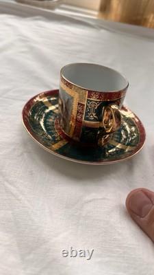 Genuine Vintage Royal Vienna Cup & Saucers porcelain. Rare very Fine detail