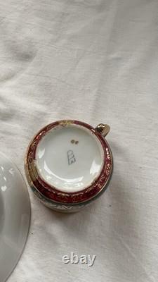 Genuine Vintage Royal Vienna Cup & Saucers porcelain. Rare very Fine detail