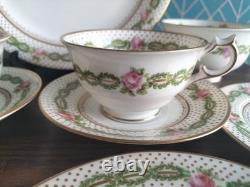 George Jones Crescent China Tea Set Hand Painted 19th Century Exclusive Design