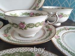 George Jones Crescent China Tea Set Hand Painted 19th Century Exclusive Design