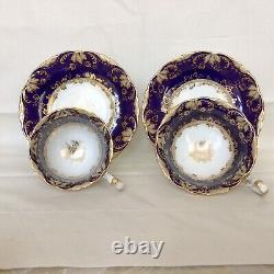 Georgian C1800-1820 English Coalport Tea & Coffee Set 4 Pieces, Pattern No 4796#