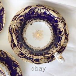 Georgian C1800-1820 English Coalport Tea & Coffee Set 4 Pieces, Pattern No 4796#
