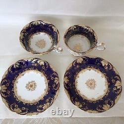 Georgian C1800-1820 English Coalport Tea & Coffee Set 4 Pieces, Pattern No 4796#