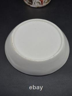 Georgian Pair Regency c1815 Possibly Spode Porcelain Cups & Saucers