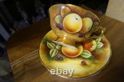 Gold Coalport Cup And Saucer
