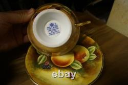 Gold Coalport Cup And Saucer
