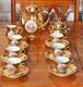 Gold Lustre Winterling Marktleuthen Bavaria Coffee Pot Set Cups/saucers Creamer