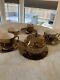 Gray's Pottery Stoke On Trent Mcm Gold Gilt White Polka Dot Set