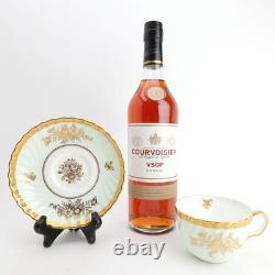 H5063 (Mint Green) by Minton Bone China Set of 10 Cups & Saucers Gold Encrusted