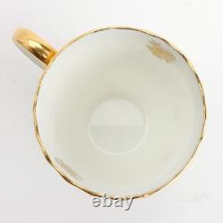 H5063 (Mint Green) by Minton Set of 10 Demitasse Cups & Saucers Gold Encrusted