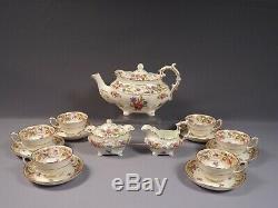 HAMMERSLEY DRESDEN SPRAYS Coffee Tea set Pot Sugar Bowl Cup Saucers Bone China