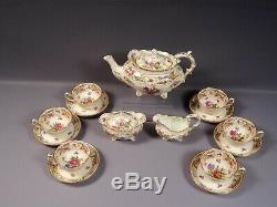 HAMMERSLEY DRESDEN SPRAYS Coffee Tea set Pot Sugar Bowl Cup Saucers Bone China