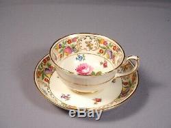 HAMMERSLEY DRESDEN SPRAYS Coffee Tea set Pot Sugar Bowl Cup Saucers Bone China