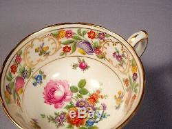 HAMMERSLEY DRESDEN SPRAYS Coffee Tea set Pot Sugar Bowl Cup Saucers Bone China