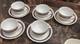 H & C Czechoslovakia Sygnatura Antique Espersso Cups Saucers Gold Trim Set Of 5